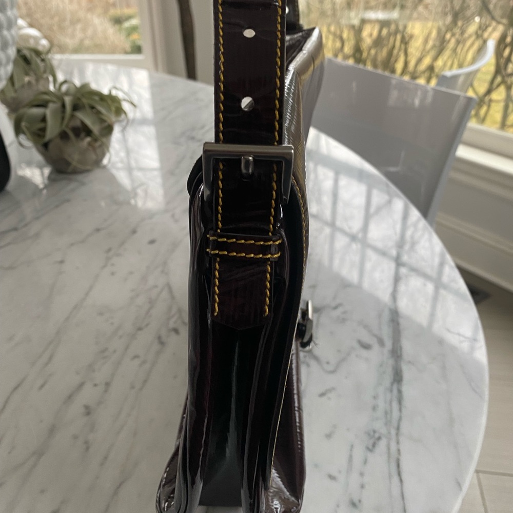 Prada Hobo Bag - Brown Patent Leather - Picture 9 of 14